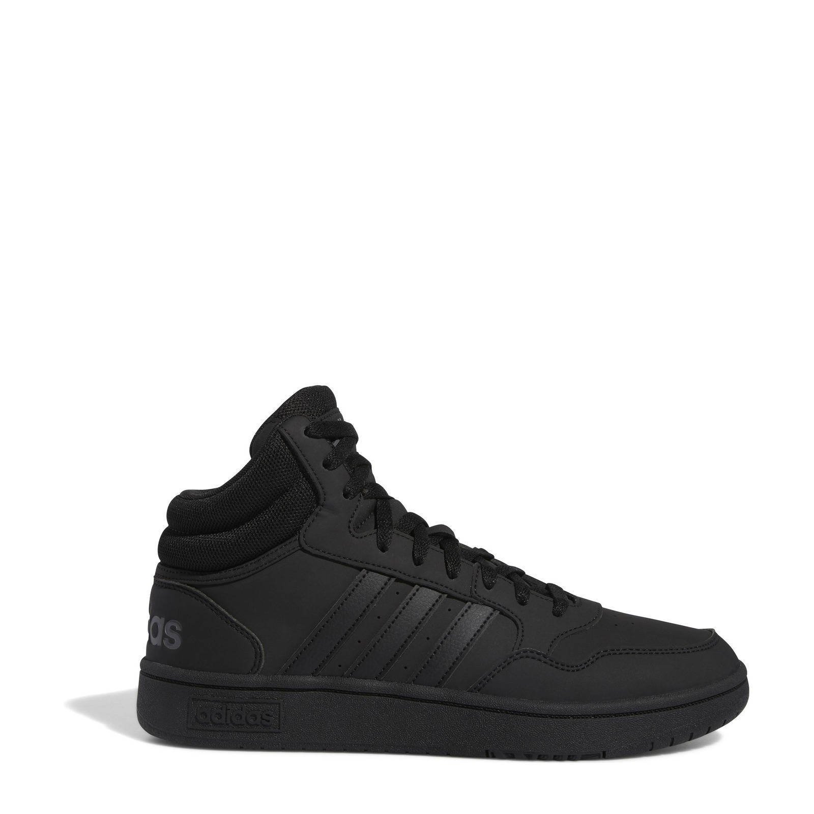 Adidas hoops 2.0 discount mid sneakers zwart heren