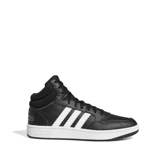 adidas Sportswear Hoops 3.0 Mid sneakers zwart/wit