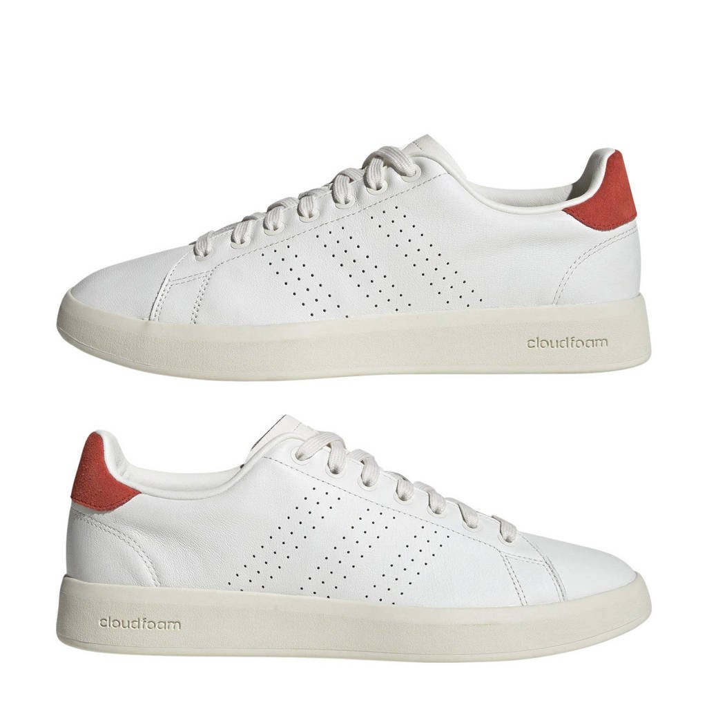 Dankbaar Verwant Jumping jack adidas Sportswear Advantage Premium sneakers wit/rood | wehkamp
