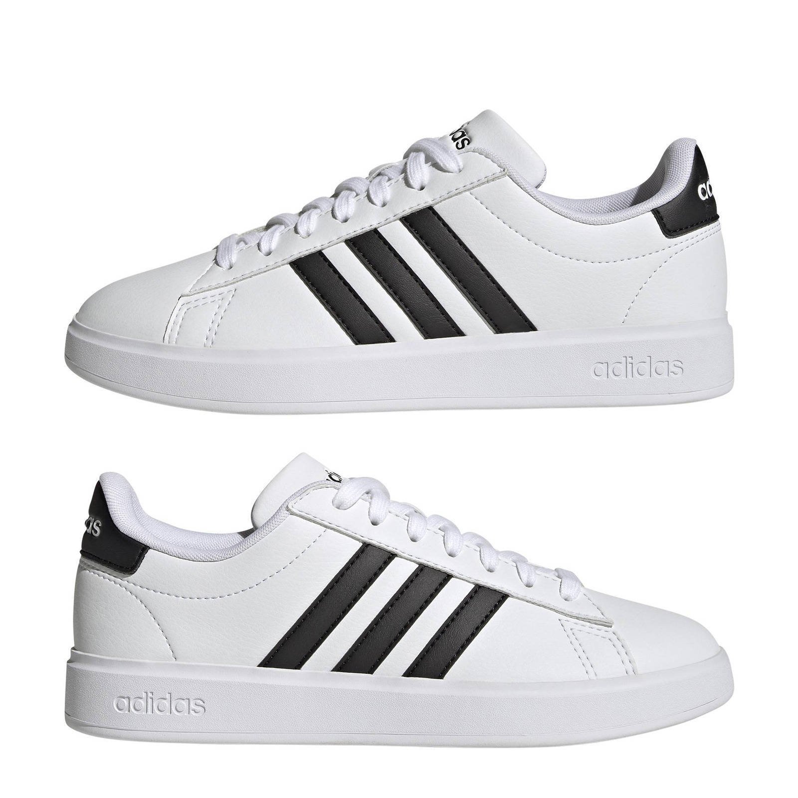 Adidas grand discount court dames zwart