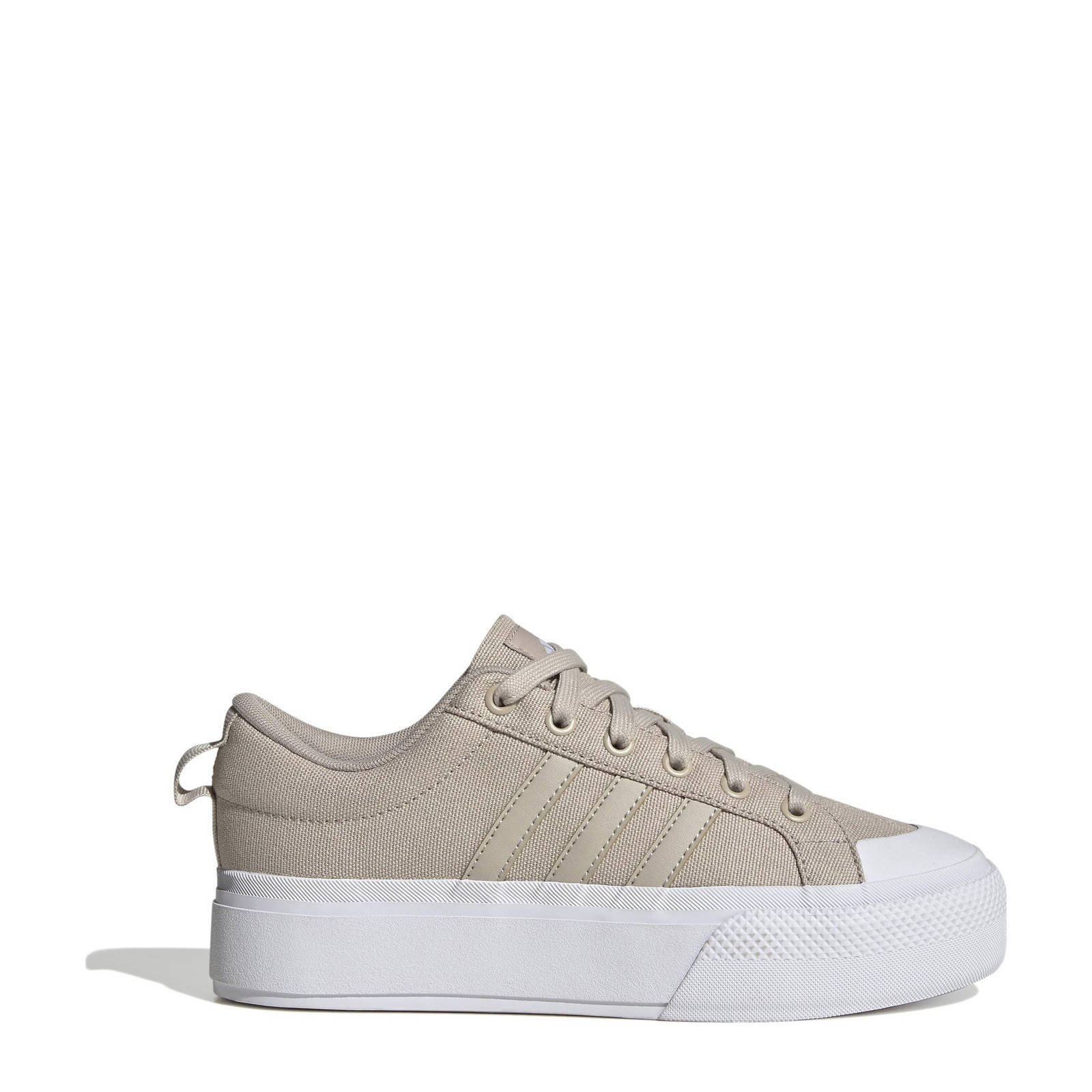 Beige platform sales sneakers