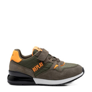   sneakers groen/oranje