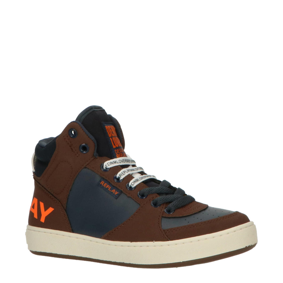 REPLAY sneakers bruin/blauw kopen? Morgen in huis wehkamp