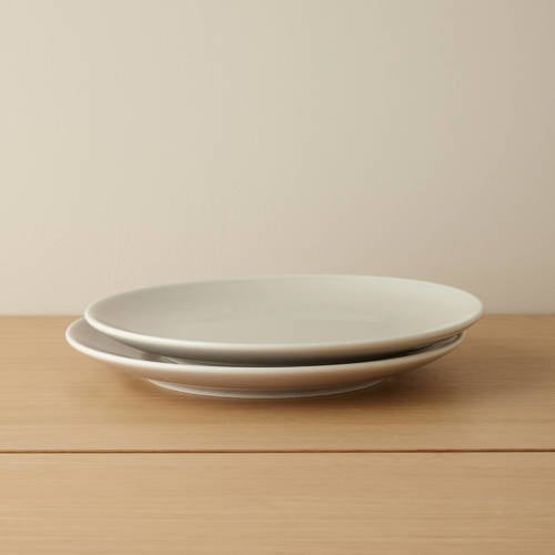 NOUS Living Artisan dinerbord (Ø25,5 cm) (set van 2) - off-white