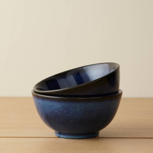 NOUS Living Artisan kom (Ø15 cm) (set van 2) - blauw