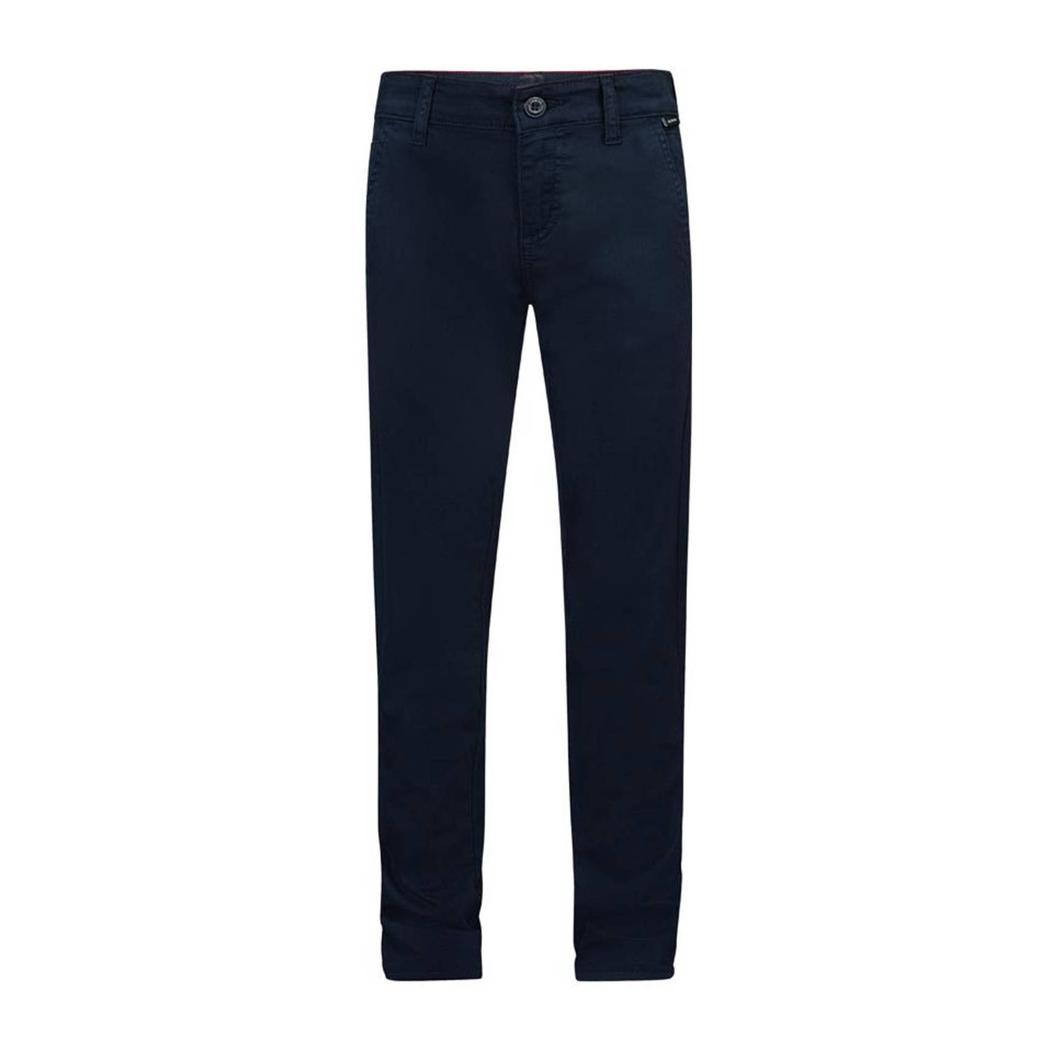Retour Jeans tapered fit broek Cas donkerblauw