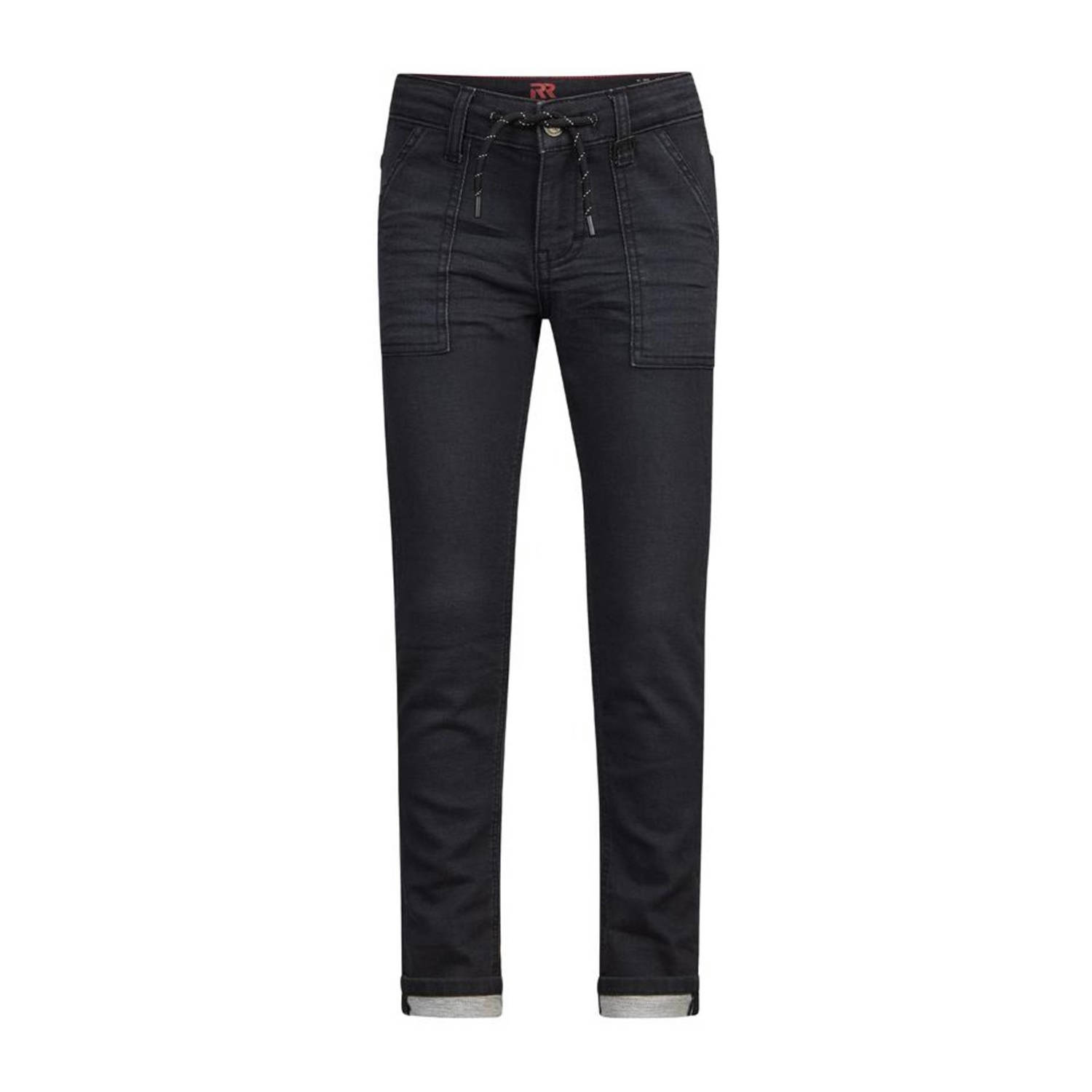 Retour Jeans straight fit jeans Vince black out Zwart Jongens Stretchdenim 146