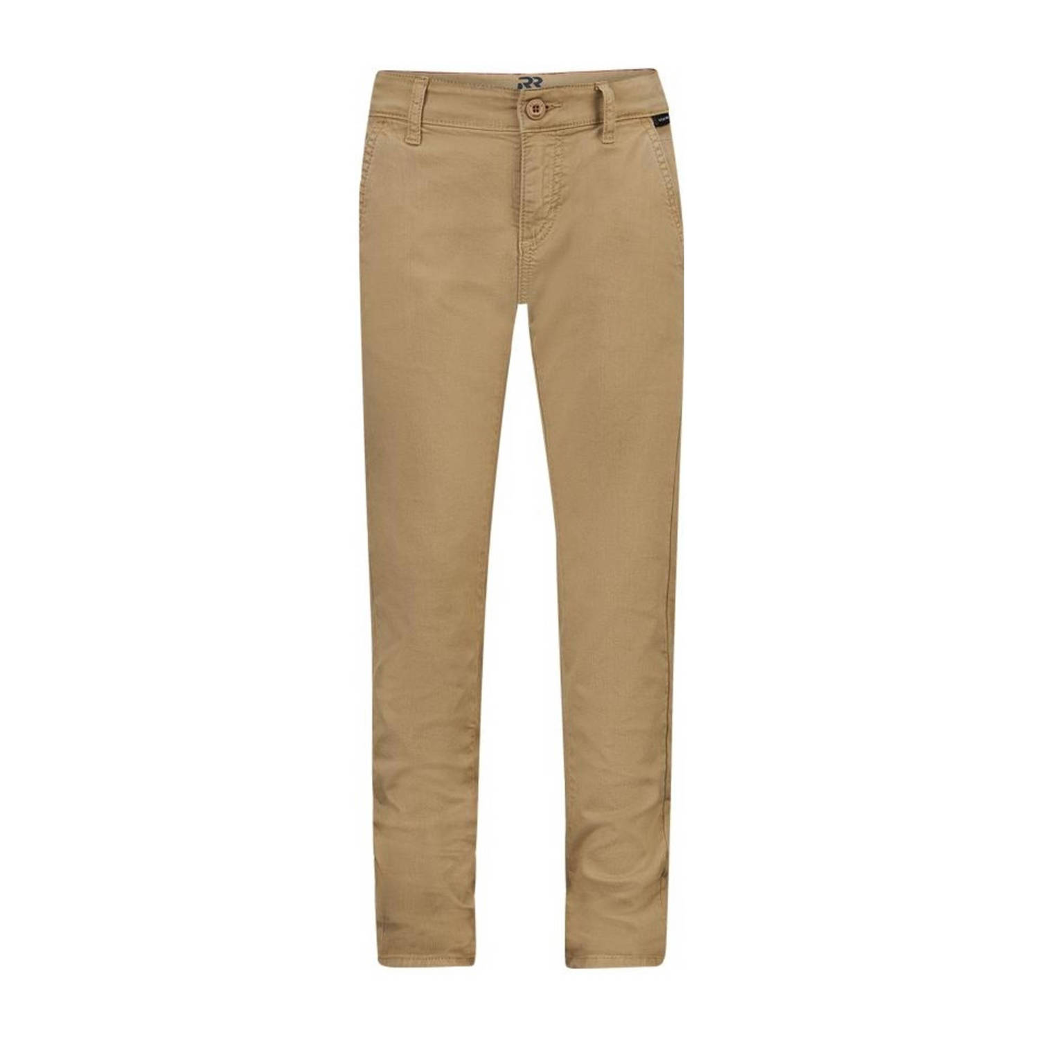 Retour Jeans tapered fit broek Cas licht camel Bruin Jongens Stretchkatoen 122 128