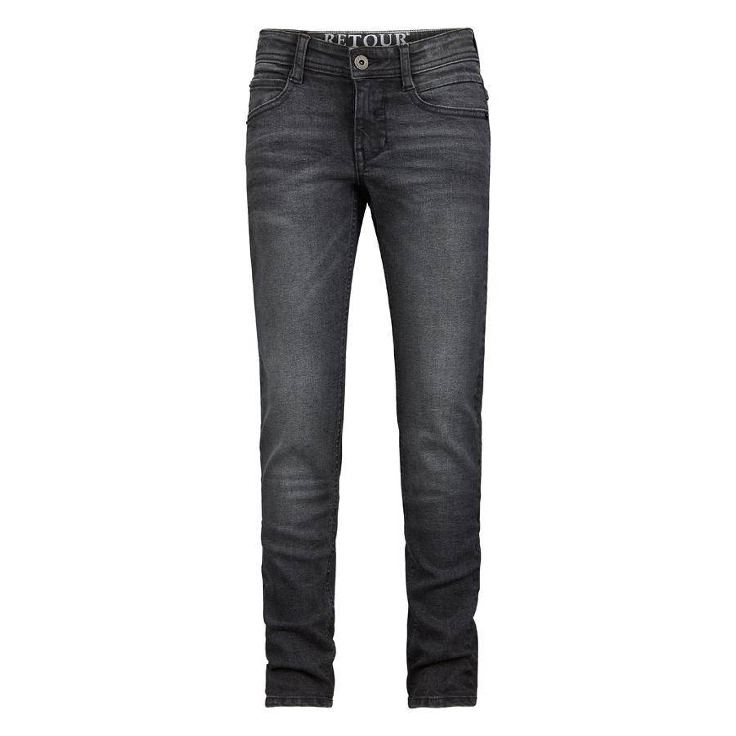 Retour Jeans skinny fit jeans Sivar medium grey denim Grijs Jongens Stretchdenim 116
