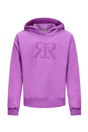 hoodie Nice met logo paars