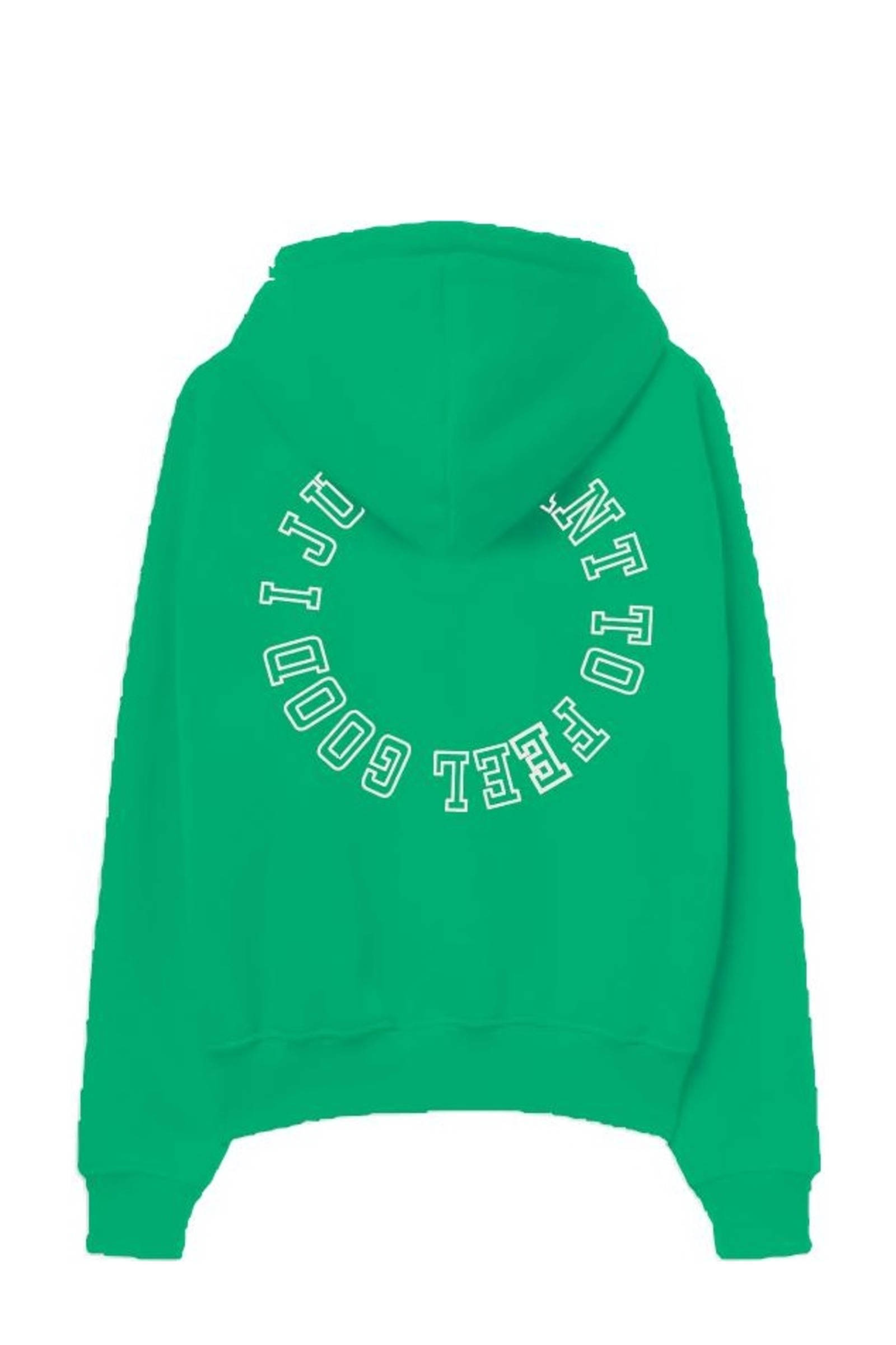 Fel 2025 groene hoodie