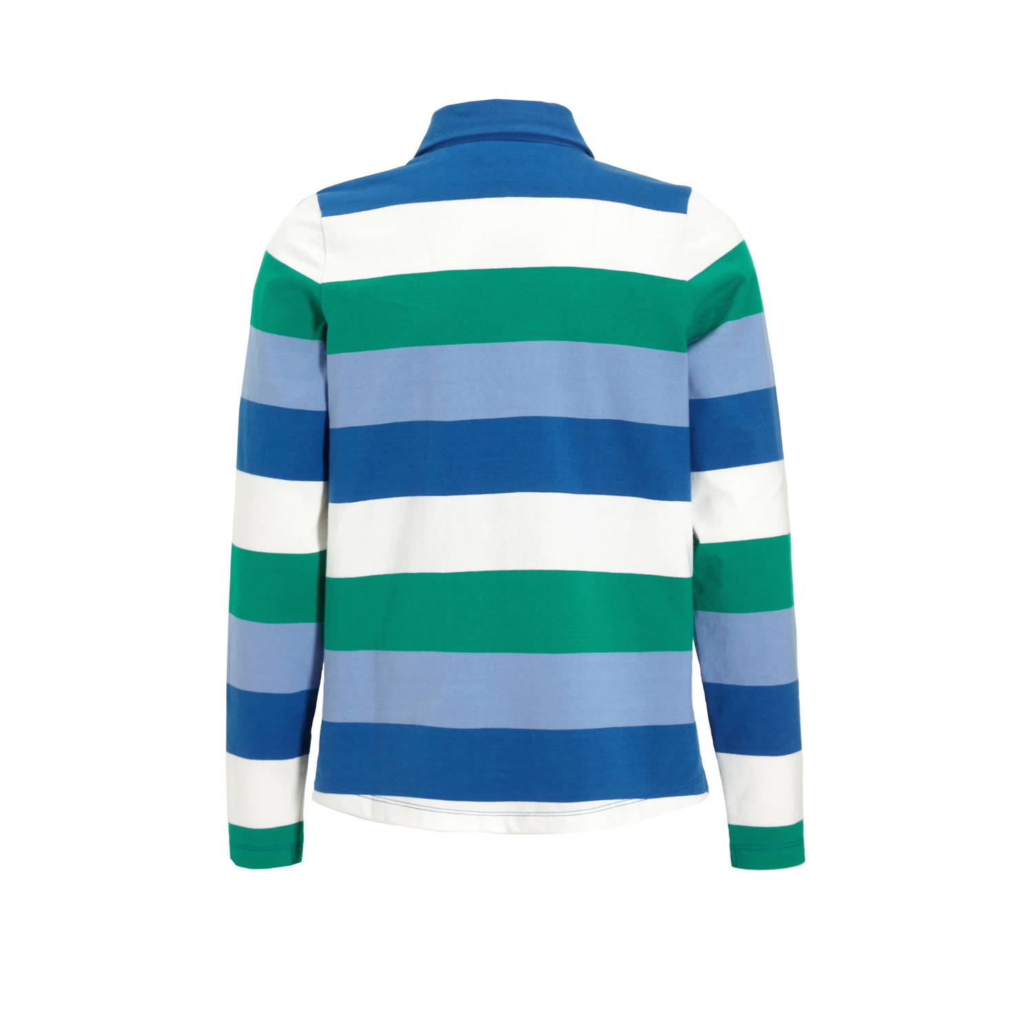 anytime rugby trui blauw groen