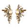 Club Manhattan oorbellen Art Deco goudkleurig