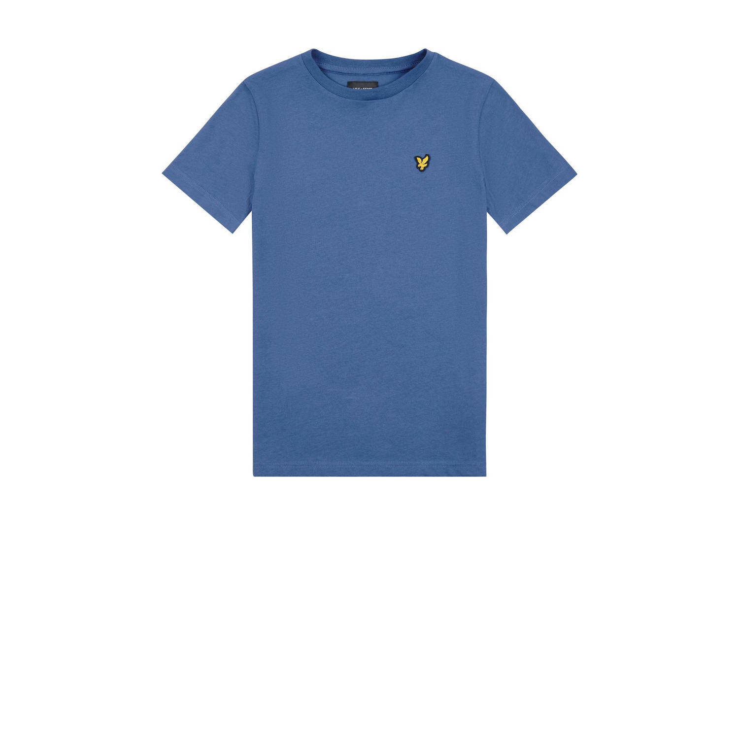 Lyle & Scott T-shirt middenblauw Jongens Katoen Ronde hals 134 140