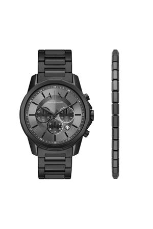 horloge + armband AX7140SET zwart
