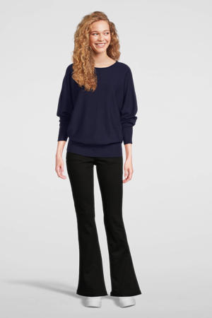 flared jeans FALLON black washed denim