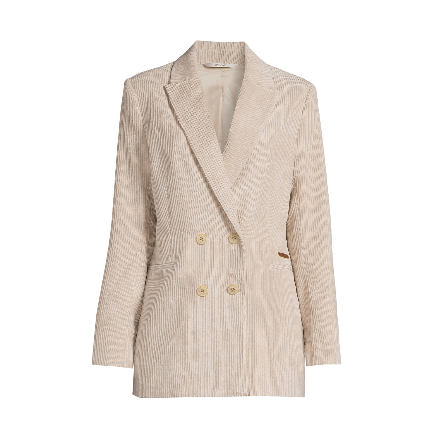 Moscow corduroy oversized blazer Georgina ecru