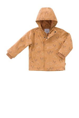 regenjas van polyester oker