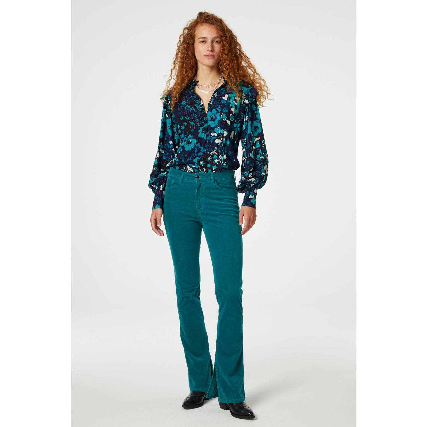 Fabienne Chapot Pleuni Broek Stijlvol en Trendy Green Dames