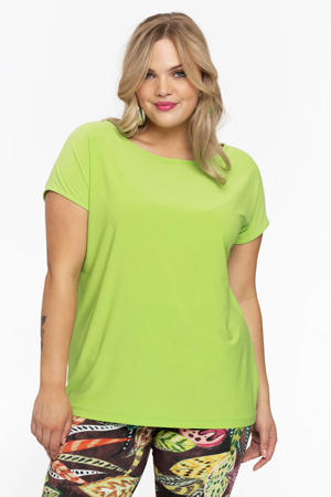 T-shirt limegroen
