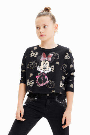 Minnie Mouse sweater zwart