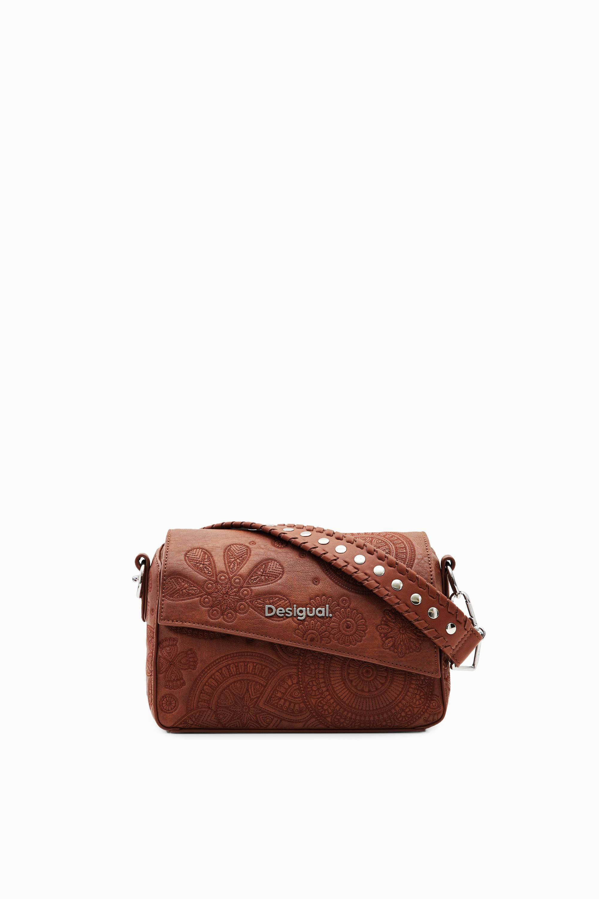 Desigual crossbody tas cognac wehkamp