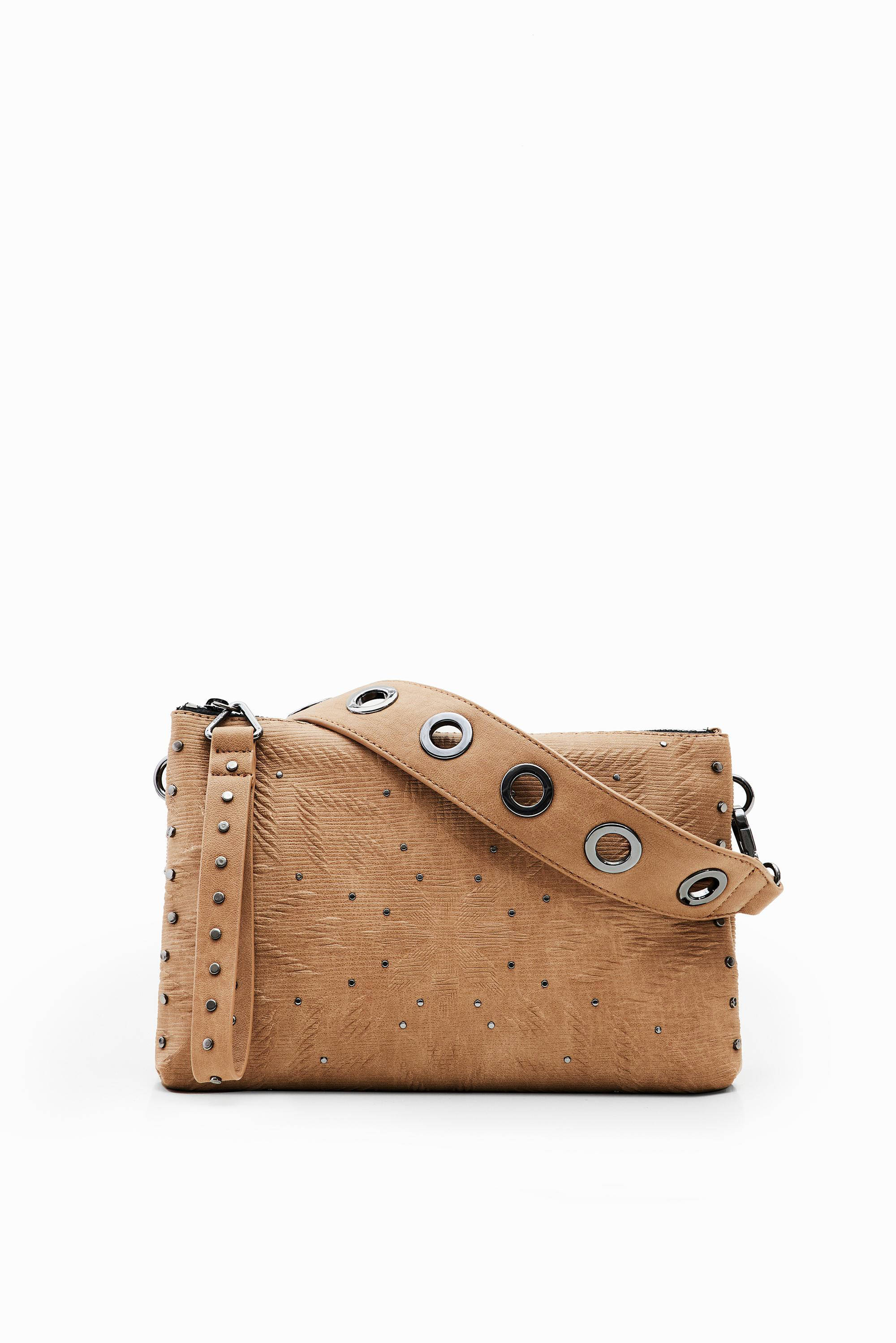 Desigual crossbody tas camel kopen Morgen in huis wehkamp