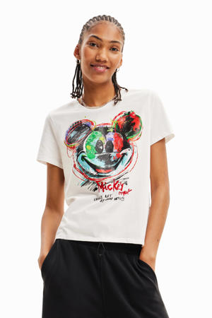 Disney T-shirt met printopdruk wit