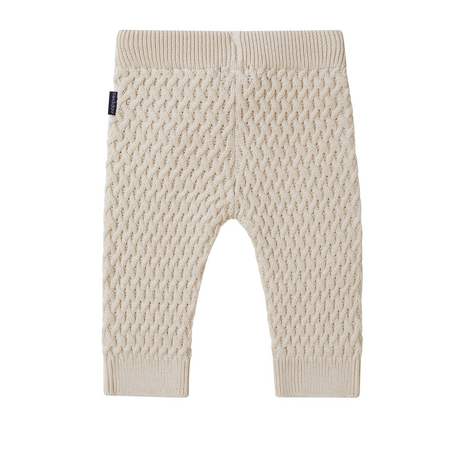 Noppies baby regular fit broek Tawas van biologisch katoen beige