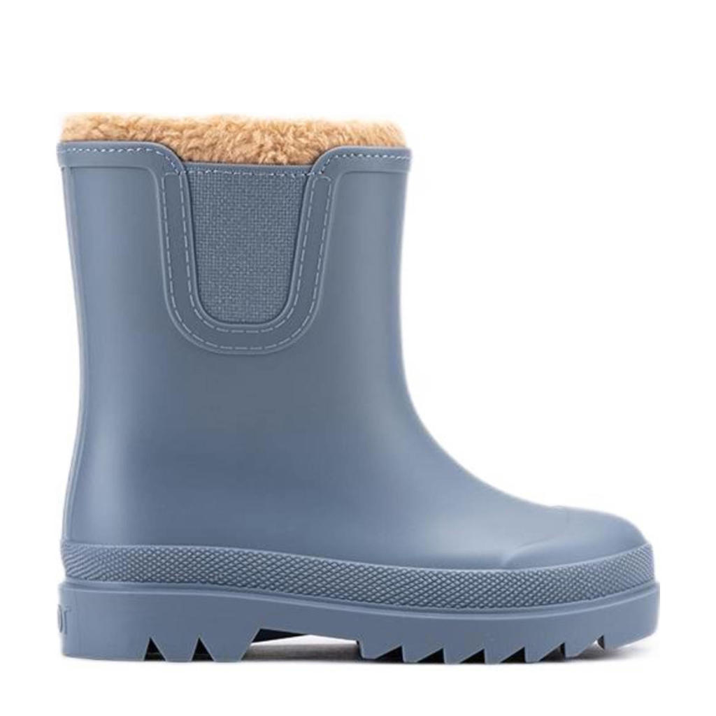 Wit en blauwgrijze jongens en meisjes Igor Tokio Borreguito regenlaarzen kids van rubber