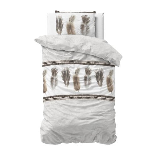 Wehkamp Sleeptime polyester-katoenen dekbedovertrek 1 persoons (140x220 cm) aanbieding