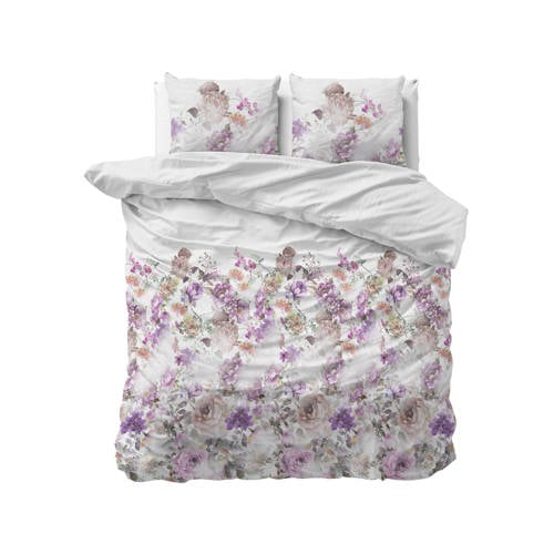 Sleeptime polyester-katoenen dekbedovertrek lits-jumeaux (240x220 cm) - Roze