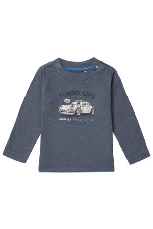 baby T-shirt Theodore van biologisch katoen donkerblauw
