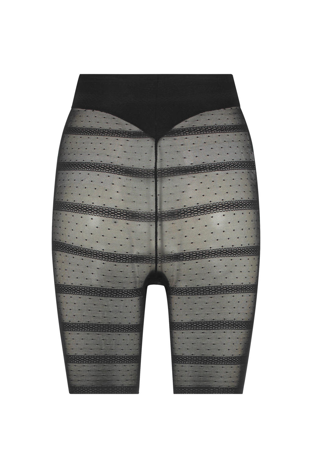 Hunkemöller corrigerende short Mesh Thigh Slimmer zwart wehkamp