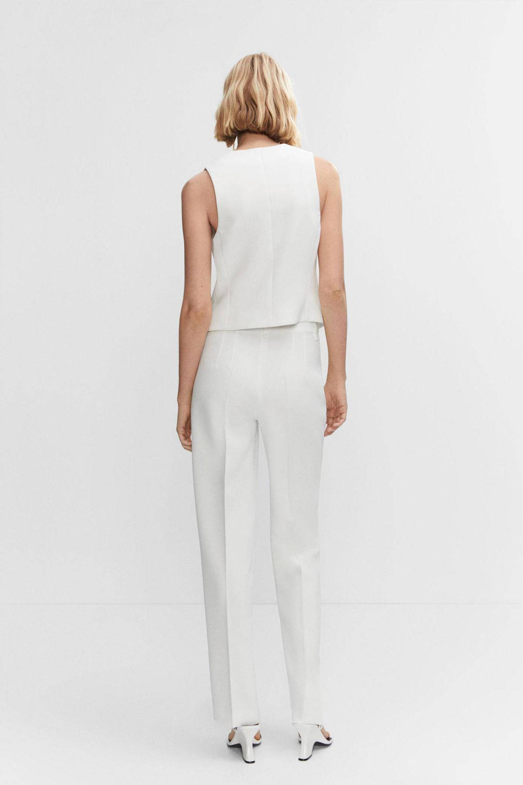 Mango gilet wit kopen? in huis wehkamp