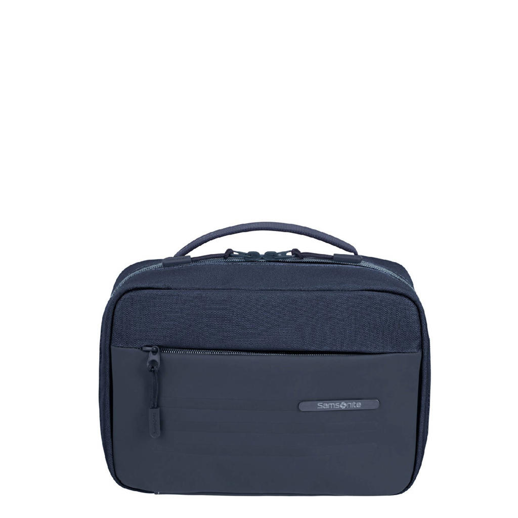 Samsonite toilettas Stackd Hanging donkerblauw