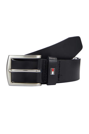 leren riem New Denton 3.5 donkerblauw