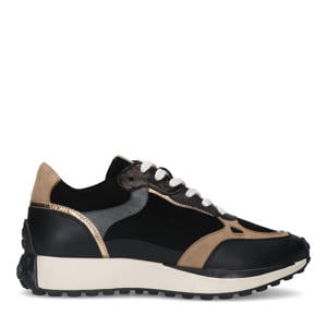 leren sneakers zwart