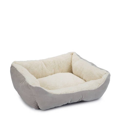 Wehkamp Beeztees kattenmand Mogina-pluche- 45x37x18 grijs aanbieding