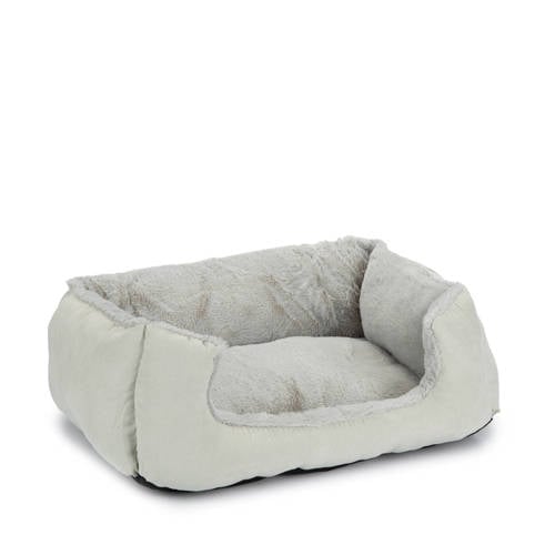 Beeztees kattenmand Baboo-pluche- 48x37x18 grijs afbeelding