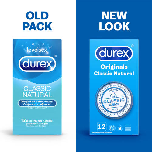 Durex Classic Natural condooms - 12 stuks