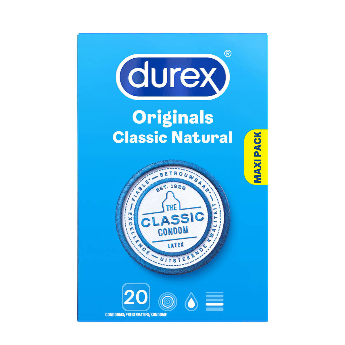 Durex Classic Natural condooms - 20 stuks | wehkamp
