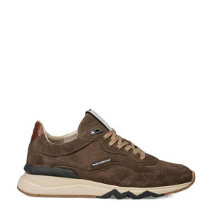 De Zager 02.00  suède sneakers taupe
