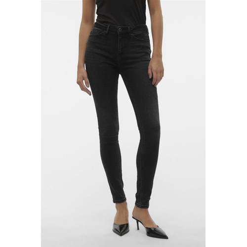 VERO MODA skinny jeans VMFLASH black denim afbeelding