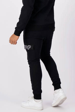 regular fit joggingbroek COMMANDER  met logo black