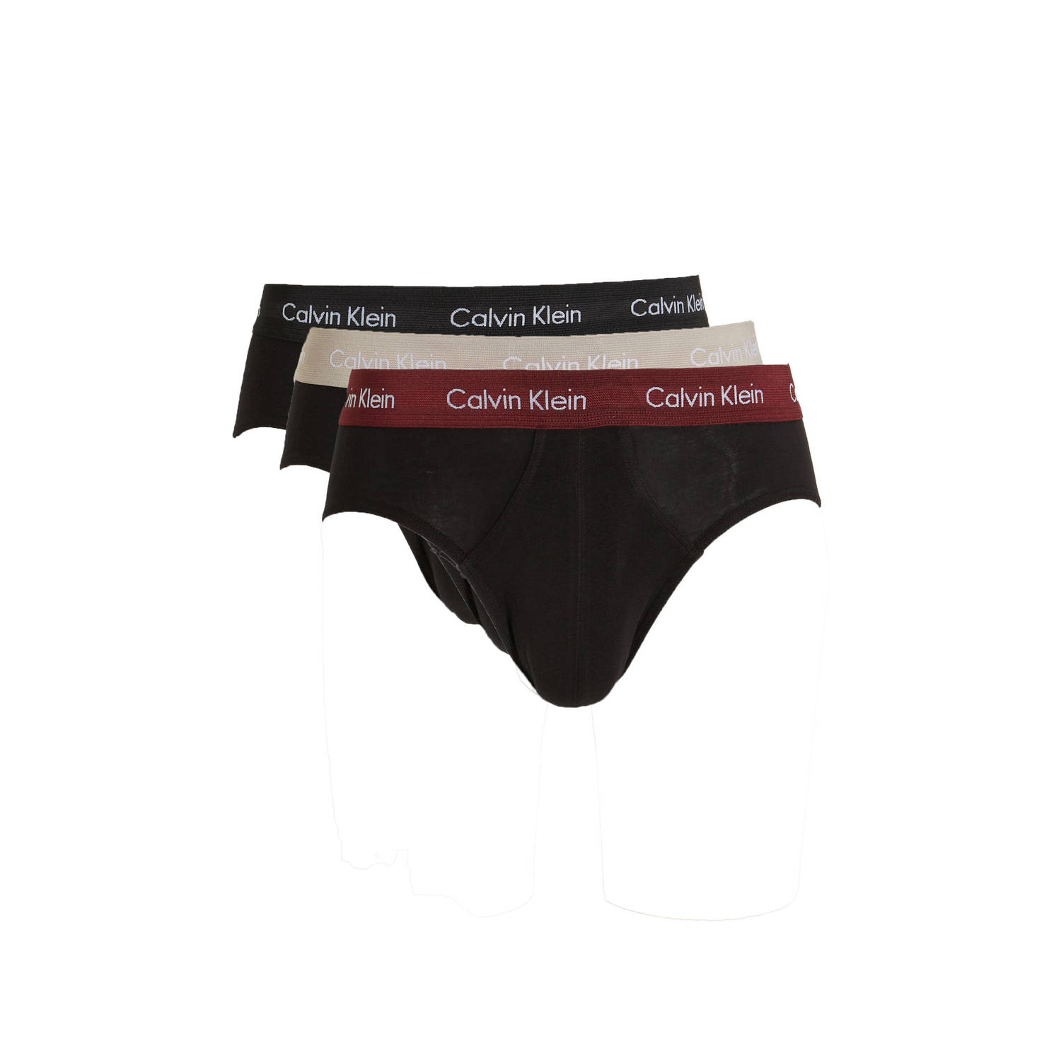 Calvin Klein Underwear Slip met elastische band in een set van 3 stuks