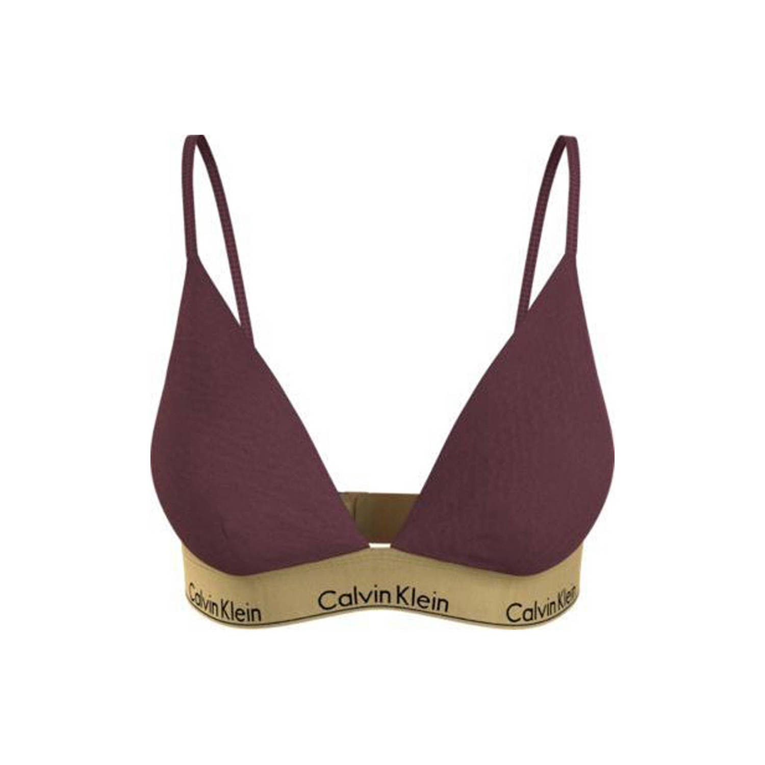 Calvin Klein Underwear Bralette met elastische band met label model 'HOLIDAY'