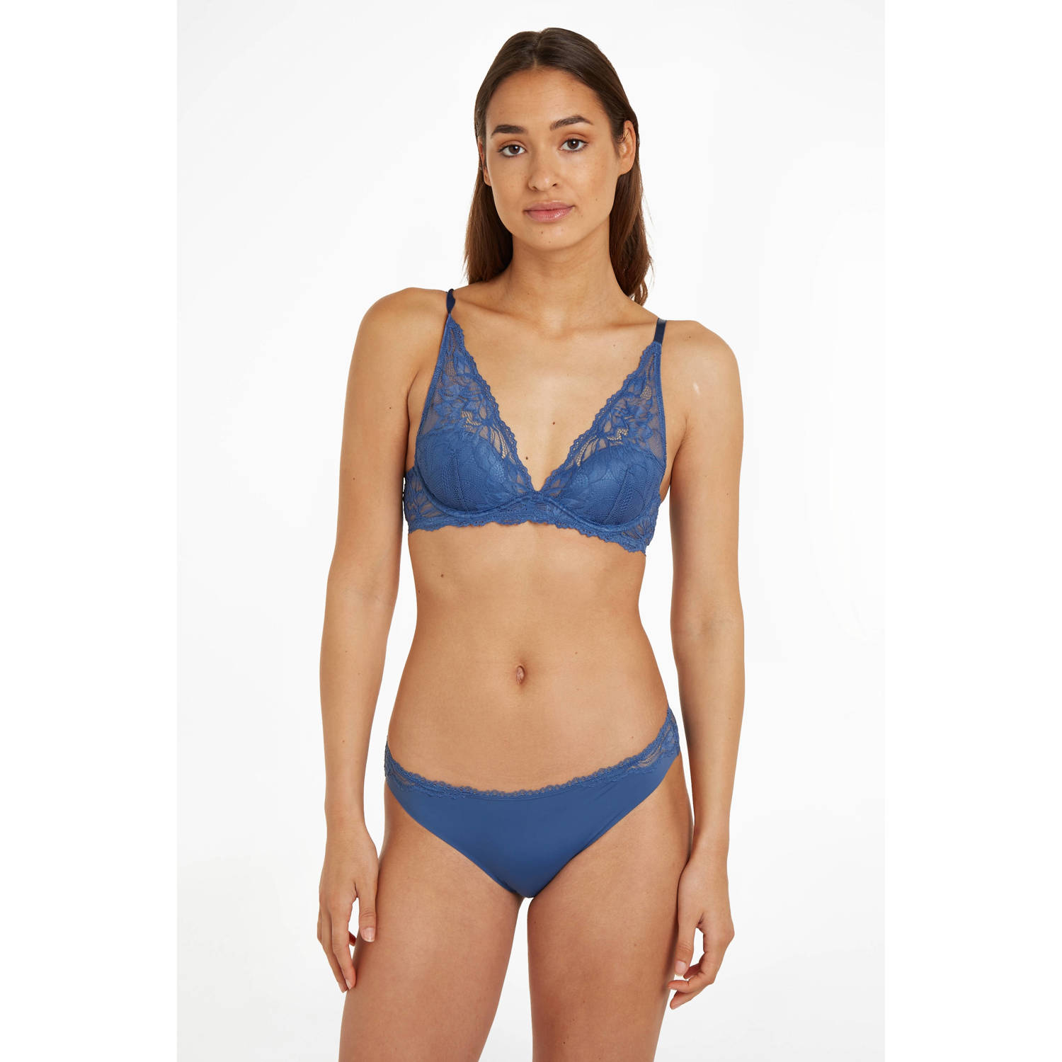 Calvin Klein Bh zonder beugels LIGHTLY LINED PLUNGE van kant