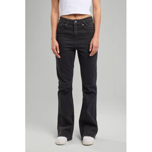 America Today high waist flared jeans zwart afbeelding