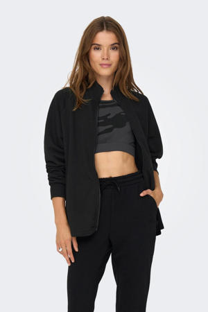 Plus Size sportvest ONPMELINA zwart
